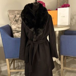 Lauren Ralph Lauren coat with fur collar GLAMOROUS